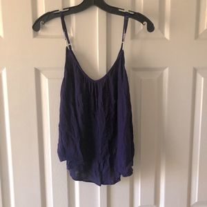 6/$20 Roxy deep cobalt spaghetti strap tank size S